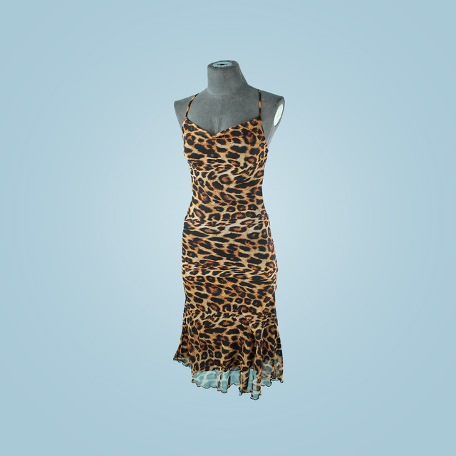 VESTIDO CORTO ANIMAL PRINT