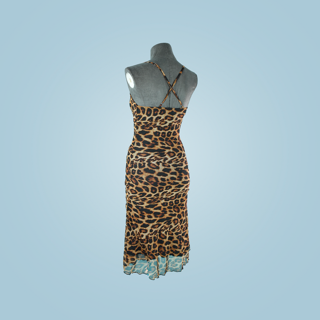 VESTIDO CORTO ANIMAL PRINT